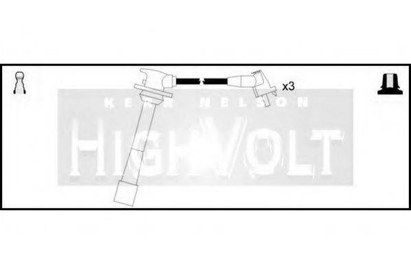 STANDARD OEF586 Комплект проводов зажигания