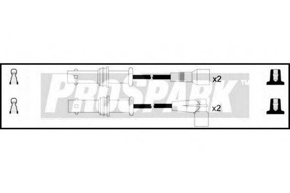 STANDARD OES1160 Комплект проводов зажигания