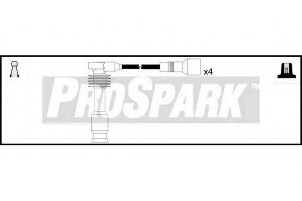 STANDARD OES1282 Комплект проводов зажигания