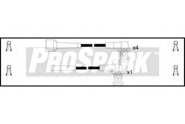 STANDARD OES180 Комплект проводов зажигания