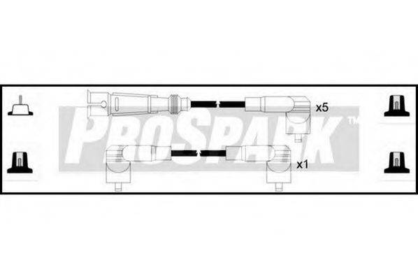 STANDARD OES220 Комплект проводов зажигания