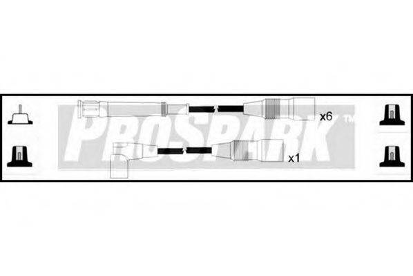 STANDARD OES224 Комплект проводов зажигания