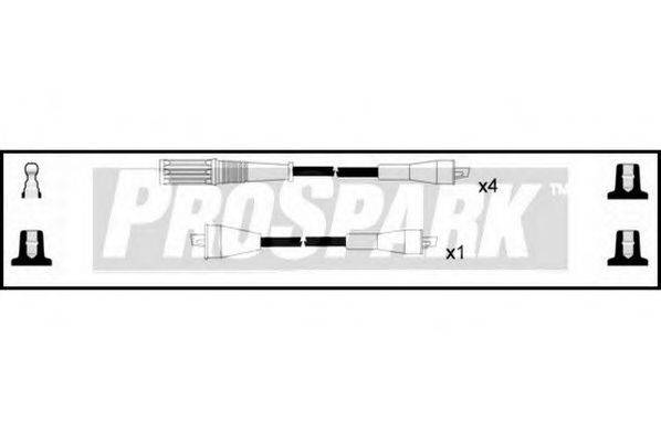 STANDARD OES327 Комплект проводов зажигания