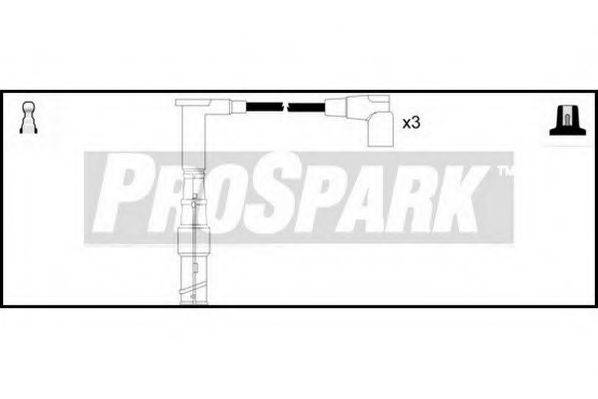 STANDARD OES522 Комплект проводов зажигания