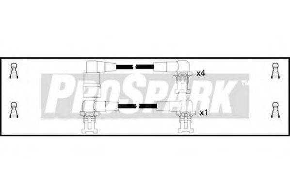 STANDARD OES630 Комплект проводов зажигания