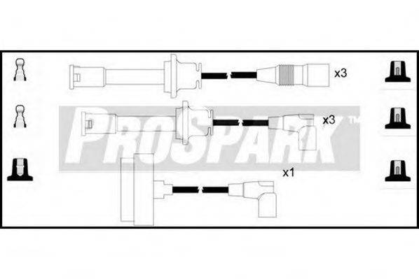 STANDARD OES700 Комплект проводов зажигания