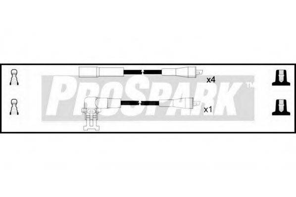 STANDARD OES710 Комплект проводов зажигания