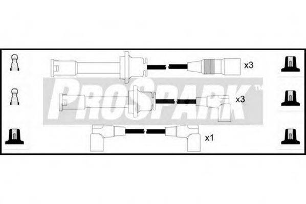 STANDARD OES752 Комплект проводов зажигания