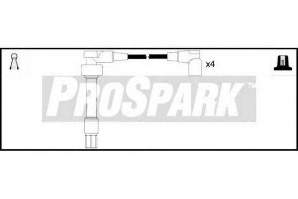 STANDARD OES807 Комплект проводов зажигания
