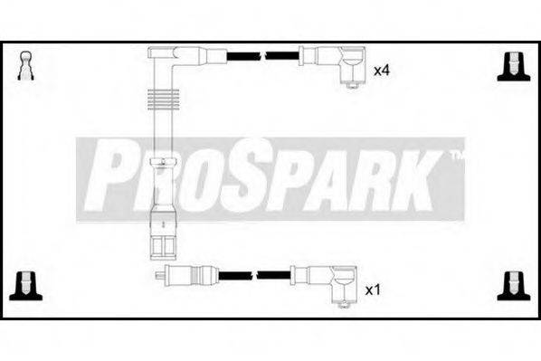 STANDARD OES828 Комплект проводов зажигания