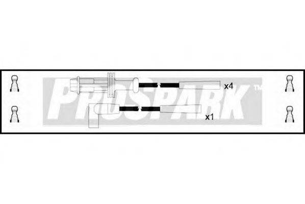STANDARD OES846 Комплект проводов зажигания