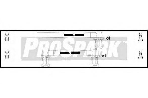 STANDARD OES929 Комплект проводов зажигания