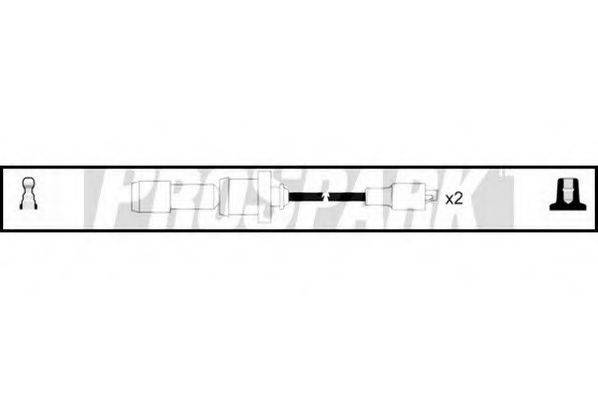 STANDARD OES988 Комплект проводов зажигания