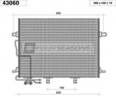 STANDARD F443060 Конденсатор, кондиционер