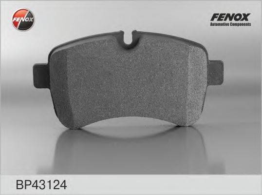 FENOX BP43124 Комплект тормозных колодок, дисковый тормоз