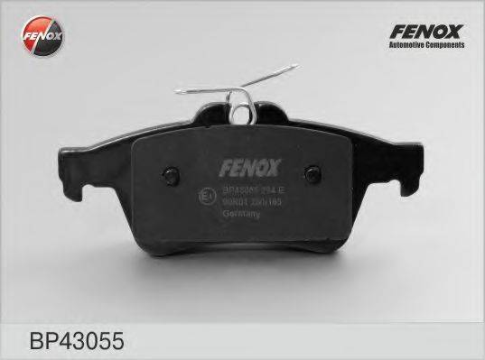 FENOX BP43055 Комплект тормозных колодок, дисковый тормоз