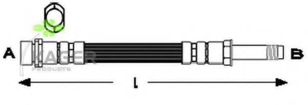 KAGER 380306 Тормозной шланг