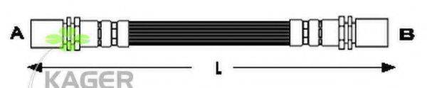 KAGER 380709 Тормозной шланг