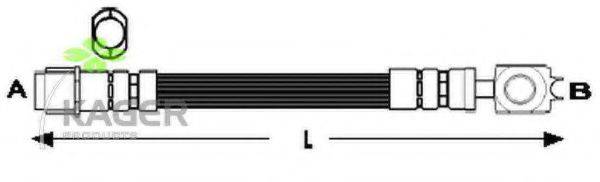 KAGER 380790 Тормозной шланг