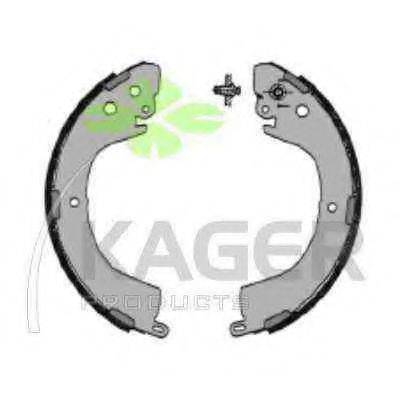 KAGER 340246 Комплект тормозных колодок