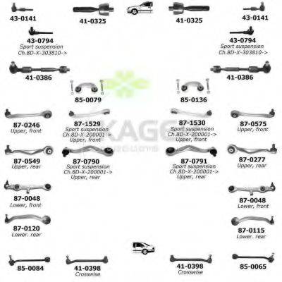 KAGER 800066 Подвеска колеса