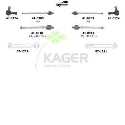 KAGER 800068 Подвеска колеса