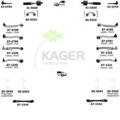 KAGER 800163 Подвеска колеса