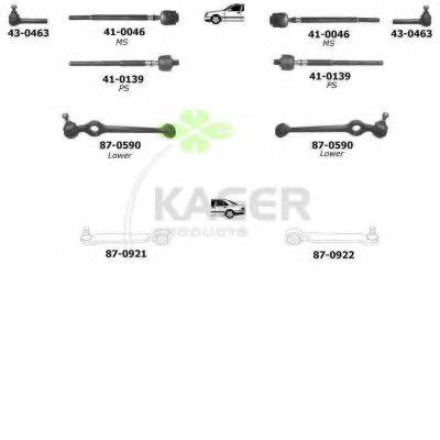 KAGER 800275 Подвеска колеса