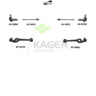 KAGER 800413 Подвеска колеса