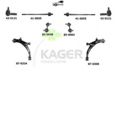 KAGER 800545 Подвеска колеса