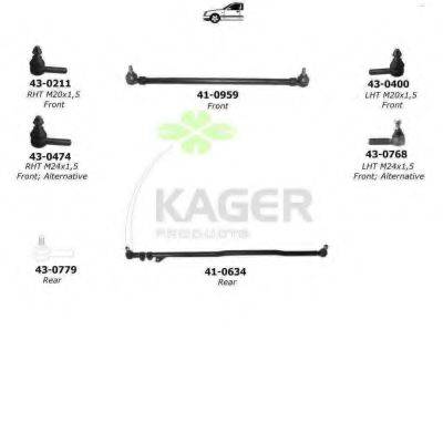 KAGER 800698 Подвеска колеса
