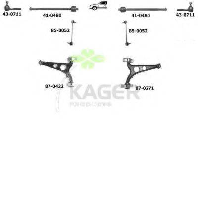 KAGER 800816 Подвеска колеса