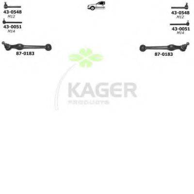 KAGER 800819 Подвеска колеса