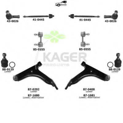 KAGER 800857 Подвеска колеса