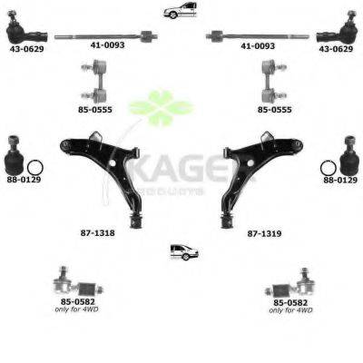 KAGER 800864 Подвеска колеса