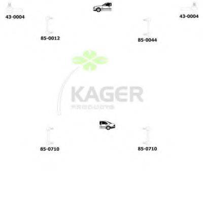 KAGER 801153 Подвеска колеса