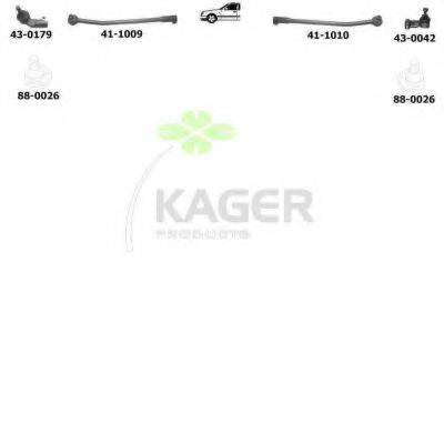 KAGER 801186 Подвеска колеса
