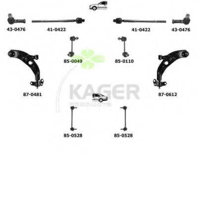 KAGER 801193 Подвеска колеса