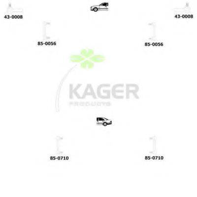 KAGER 801358 Подвеска колеса