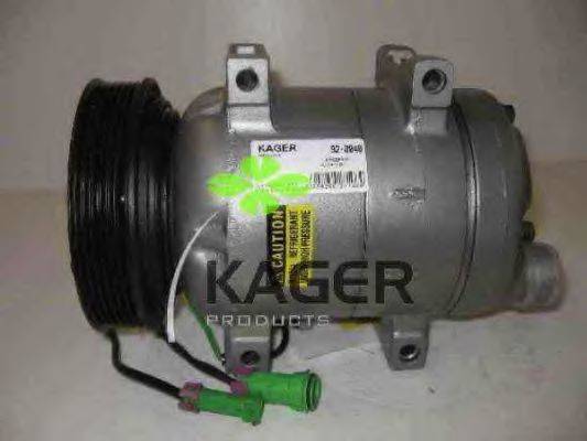 KAGER 920040 Компрессор, кондиционер