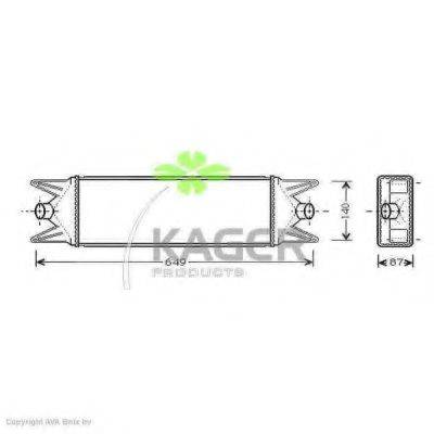 KAGER 310547 Интеркулер