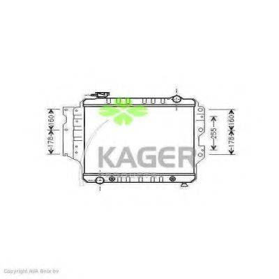 KAGER 310557 Радиатор, охлаждение двигателя