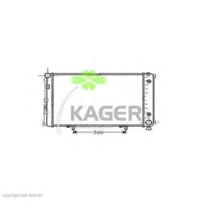 KAGER 310587 Радиатор, охлаждение двигателя