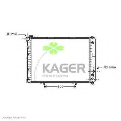 KAGER 310613 Радиатор, охлаждение двигателя