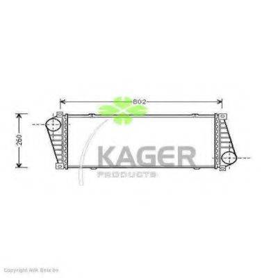 KAGER 310645 Интеркулер