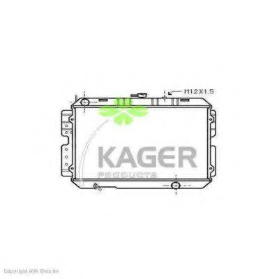 KAGER 310700 Радиатор, охлаждение двигателя