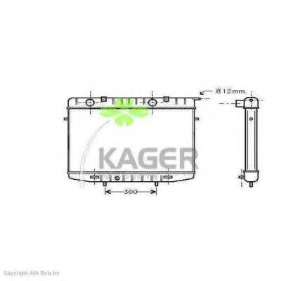 KAGER 310783 Радиатор, охлаждение двигателя