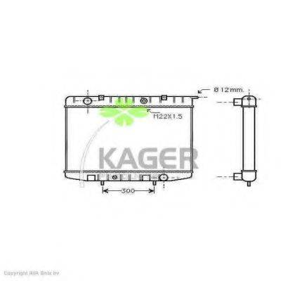 KAGER 310817 Радиатор, охлаждение двигателя