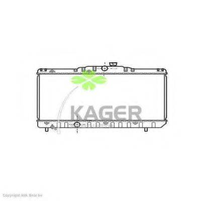 KAGER 311081 Радиатор, охлаждение двигателя