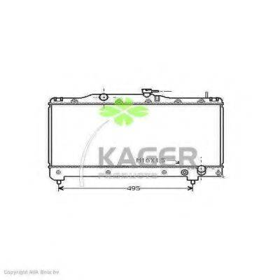 KAGER 311099 Радиатор, охлаждение двигателя